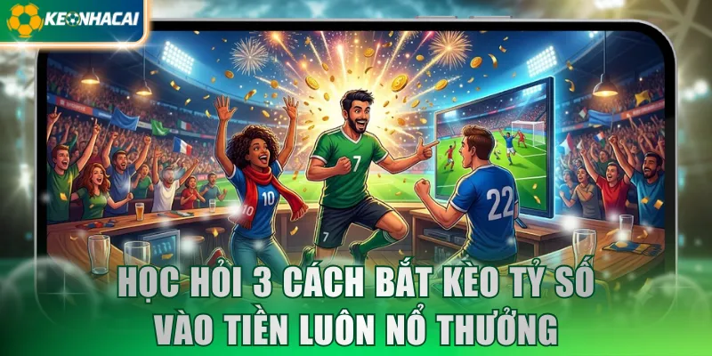 Học hỏi 3 cách bắt kèo tỷ số vào tiền luôn nổ thưởng