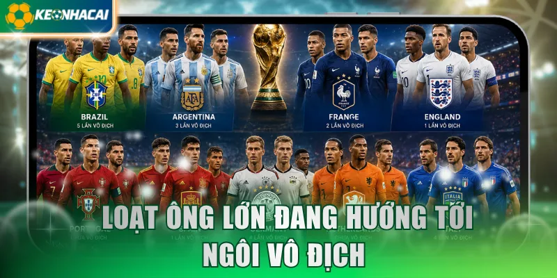 Loạt ông lớn đang hướng tới ngôi vô địch 