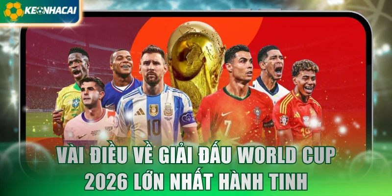 Vài điều về giải đấu World Cup 2026 lớn nhất hành tinh