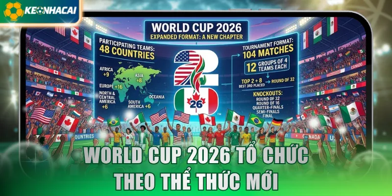 World Cup 2026 tổ chức theo thể thức mới