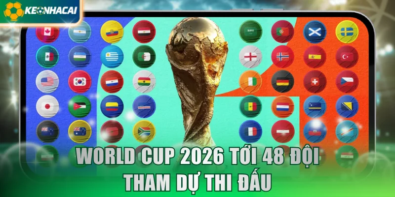 World Cup 2026 tới 48 đội tham dự thi đấu