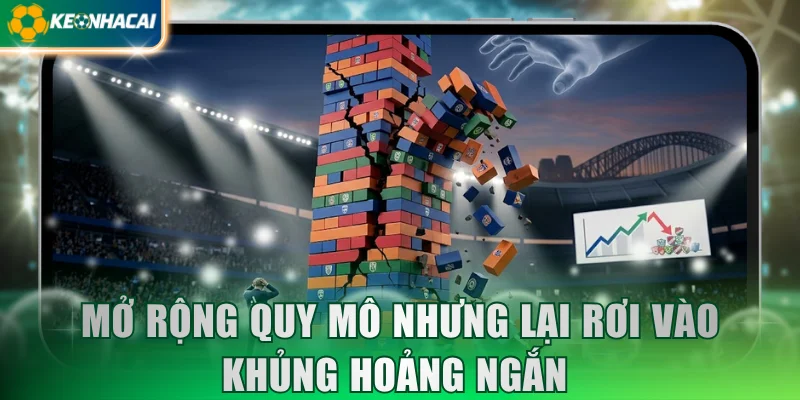 Mở rộng quy mô nhưng lại rơi vào khủng hoảng ngắn