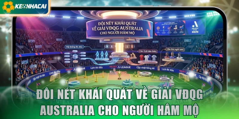 Đôi nét khái quát về giải VĐQG Australia cho người hâm mộ